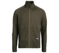 Lundhags Tived Merino Full Zip M, strato intermedio, verde L Forest Green