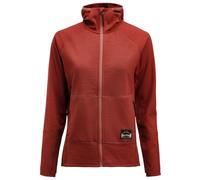 Lundhags Tived Merino Hoodie, strato intermedio, donna, rosso 38(M) Rosewood