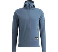 Lundhags Tived Merino Hoodie, strato intermedio, uomo, blu L(52) Denim Blue