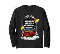 lunedì martedì Giovedi Allenamento Qualifying Race Day Maglia a Manica