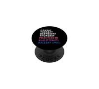 Lunedì Martedì Mercoledì Giovedì Pratica Gara di Qualificazione PopSockets PopGrip Adesivo