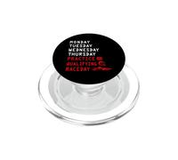 Lunedì Martedì Mercoledì Giovedì Pratica Gara di Qualificazione PopSockets PopGrip per MagSafe