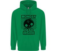 Lunedì Morto Dentro Teschio Lavoro Felpa Uomo