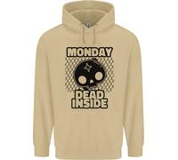 Lunedì Morto Dentro Teschio Lavoro Felpa Uomo