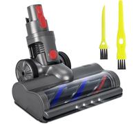 LUNEKUCK Spazzola a Rullo Morbida Compatibile con Dyson V11 V10 V8 V7 Serie, Spazzola Motorizzata Elettrica con Luce LED Accessorio per Aspirapolvere per Pavimento Parquet Piastrelle Marmo Tappeto