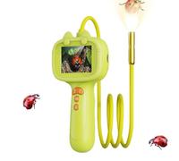 Lunetta digitale serpente | microscopio portatile 6 cm tasca - microscopio portatile con luce per | Esplorazione scientifica all'aperto regalo compleanno Natale ragazze ragazzi