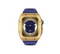 Lunetta in gomma per iWatch Watch SE/4/5/6/7 Apple Mod Watch Accessori di ricambio in acciaio inox per SE Apple Serie 44 mm 45 mm, 45mm, A