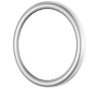 Lunetta in metallo per smartwatch CMF Watch pro2, anello di ricambio per smartwatch con pellicola protettiva (argento)