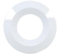 Lunetta Per Downlight Bisellato Bianco Lucido - EFTBZGW