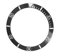 Lunetta per Orologio, Inserto per Lunetta per Orologio da Polso in Alluminio Indicatori di Sostituzione del Loop per Inserto per Lunetta per Orologio Accessorio Per Anello di Inserimento(Nero)