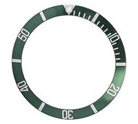 Lunetta per Orologio, Inserto per Lunetta per Orologio da Polso in Alluminio Indicatori di Sostituzione del Loop per Inserto per Lunetta per Orologio Accessorio Per Anello di Inserimento(Verde)