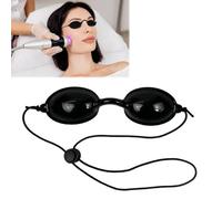 Lunetta UV, Lunetta UV Cabina Senza Traccia PVC Anti Luce Pulsee Intenso Per Solarium Luminoterapia, Occhiali Di Protezione Occhio Per Clinica Di Bellezza O Per La Casa (nero)