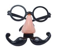 Lunettes Avec Nez Amusant, Sopracciglia Baffi Naso Grande Occhiali Divertenti | Occhiali Con Naso, Baffi E Sopracciglia - Sopracciglia Finte E Baffi Pour Gentleman, Cosplay Pour Mascarade