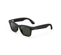 Ray-Ban Meta Wayfarer larga Nero opaco da trasparenti a verde grafite Transitions®