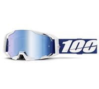 100 Percent Armatic Black, occhiali a specchio male Blu/Bianco Blu A Specchio
