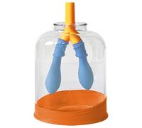 Lung Model, Respiratory System Learning Aid, Scratch-Proof Precision Breathing Model 4,49 x 2,91 x 2,05 Inches for School Science Study & Educational Purposes