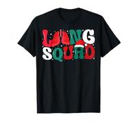 Lung Squad Respiratory Therapy RT Therapist Christmas Maglietta