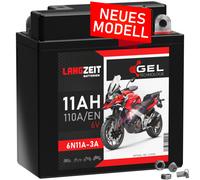 LUNGA DURATA 6N11A-1B Batteria Gel Moto 6V 11Ah 1211 Batteria Moto 6N11A-3A