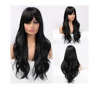 Lunga ondulata Ombre Brown Viola Viola Parrucche sintetiche compatible with le donne resistente al calore naturale Parte centrale Cosplay Party Lolita Parrucche compatible with capelli(LC344-1)