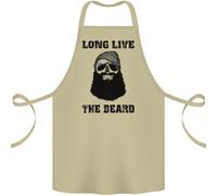 Lunga Vita Alla Barba Grembiule In Cotone 100% Biologico