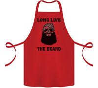 Lunga Vita Alla Barba Grembiule In Cotone 100% Biologico