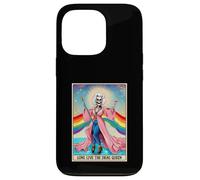 Lunga vita alla Drag-Queen Scheletro dei Tarocchi Divertente LGBT Gay Custodia per iPhone 13 Pro
