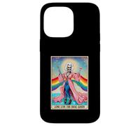 Lunga vita alla Drag-Queen Scheletro dei Tarocchi Divertente LGBT Gay Custodia per iPhone 14 Pro Max