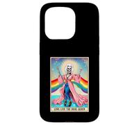 Lunga vita alla Drag-Queen Scheletro dei Tarocchi Divertente LGBT Gay Custodia per iPhone 15 Pro