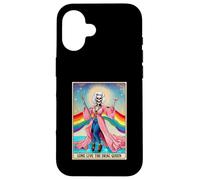 Lunga vita alla Drag-Queen Scheletro dei Tarocchi Divertente LGBT Gay Custodia per iPhone 16