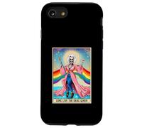 Lunga vita alla Drag-Queen Scheletro dei Tarocchi Divertente LGBT Gay Custodia per iPhone SE (2020) / 7 / 8