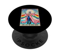 Lunga vita alla Drag-Queen Scheletro dei Tarocchi Divertente LGBT Gay PopSockets PopGrip Adesivo