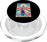 Lunga vita alla Drag-Queen Scheletro dei Tarocchi Divertente LGBT Gay PopSockets PopGrip per MagSafe