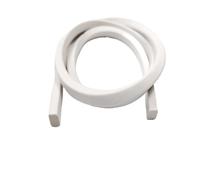 Lunghezza 5 m Strisce sigillanti in schiuma di silicone bianche quadrate piccole, for hardware Windows in spugna Striscia sigillante in rettangolare(5mmX50mm)