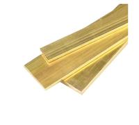 Lunghezza 500mm H59 Ottone Piatto Bar Piastra Striscia di Spessore 2mm 3mm 4mm 5mm 6mm 7mm 8mm 10mm 12mm 15mm Rettangolare Lamiera di Metallo Solido(4x20x500mm)