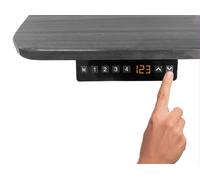 Lunghezza del telaio del tavolo regolabile in altezza: 1300-1600mm, altezza: 610-1250mm argento (1 pezzo) NEW
