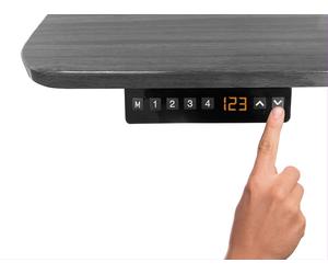 Lunghezza del telaio del tavolo regolabile in altezza: 1300-1600mm, altezza: 610-1250mm argento (1 pezzo) NEW