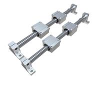 Lunghezza set guida guida 300-450 mm + albero lineare 8/10/12/16/20 mm + SK8 SC8/10/12/16/20UU/LUU(SK12 SCS12LUU,350mm)