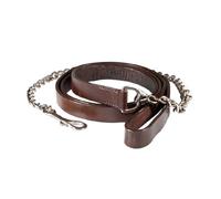 Lunghina in cuoio argentino con catena argentata Pools