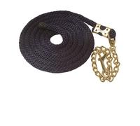 Lunghina per cavallo in nylon grosso con catena e moschettone Amahorse