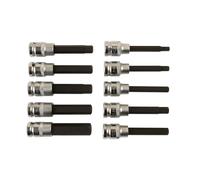 Lungo Esagonale Presa Set di Punte 1.3cmD 10pc - Laser 7162 Nuovo