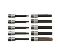 Lungo Esagonale Presa Set di Punte 1cmD 10pc - Laser 7163 Nuovo