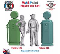 Lungo i Binari Figure Non Verniciate Gas Pompe E Personaggi X 2 Scenario Set 134