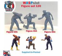 Lungo i Binari Figure Non Verniciate Maschio Auto Rondelle X 3 Scenery Set 120 1