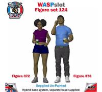 Lungo i Binari Figure Non Verniciate Personaggi Bere Caffè X 2 Scenery Set 124 1