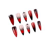 Lungo Mandorla Premere Su Unghie Coperture Piene Unghie Artificiali Unghie Invernali Accessori Scintillanti Unghie Finte Per