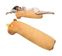 lungo peluche Capybara - bambola ripiena in stile Buddha con gambe incrociate, accogliente addormentato, custodia lavabile rimovibile, soffice giocattolo abbraccio | SOFA BEDE CAMERA B