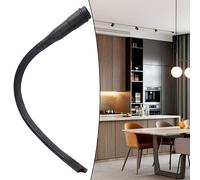 Lungo Piatto Ugello Universale Plastica Nero Supply Attacco 1pc 32/35mm