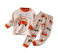 Lungo Pigiama Ragazzo 2 Pz Set 2025 Abbigliamento da Casa Bambine e Bambini Pyjama Sets Vestiti Bambino Invernale Due Pezzi Neonato Maschio per Dormire Stare in