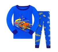 Lungo Pigiama Ragazzo a Maniche Lunghe Manica Lunga Cotone Inverno Natale Autunnale Invernale Pigiami Set Tuta da Casa per Casual Homewear Bambini e Ragazzi 2