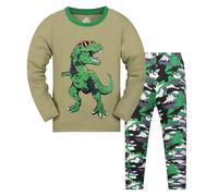 Lungo Pigiama Ragazzo Bambino Morbido Due Pezzi Manica Lunga Cotone Inverno Natale Maglia a Maniche Lunghe e Pantaloni Pyjama Sets Vestiti Invernale Comoda per Dormire Stare in Casa